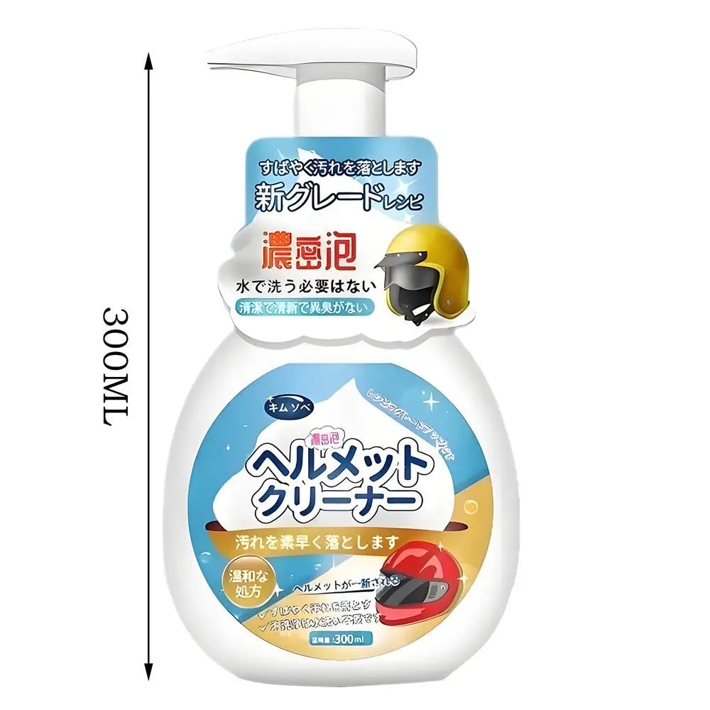 Motorcycle Helmet Foam Cleaner 300ml | No-Rinse Deodorizer