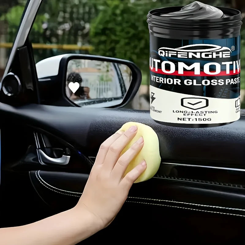 150g Car Plastic Restorer, Dashboard Polish & Tire Shine Paste