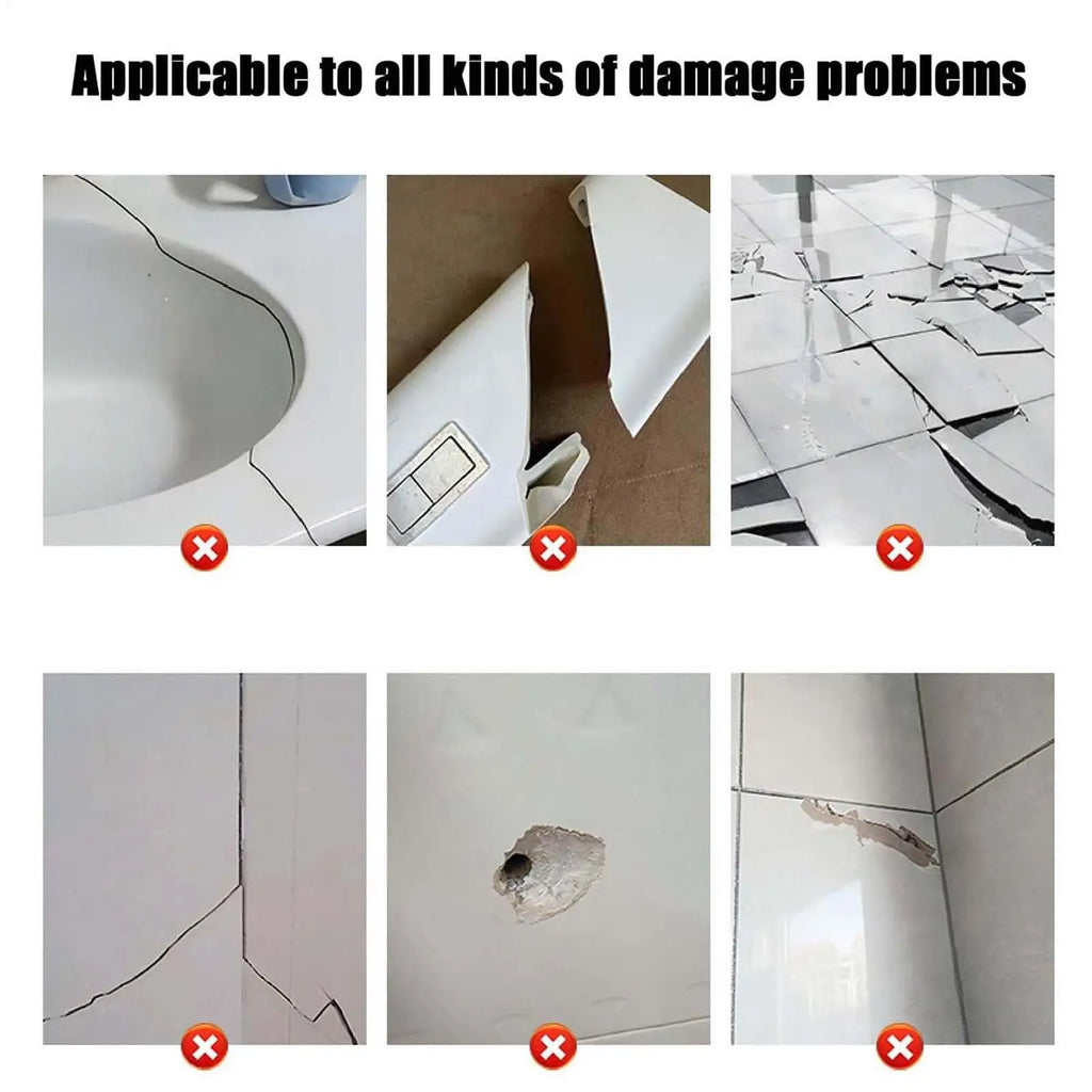Ceramic Tile Crack Filler Paste – Fast-Drying Grout Repair 50ml