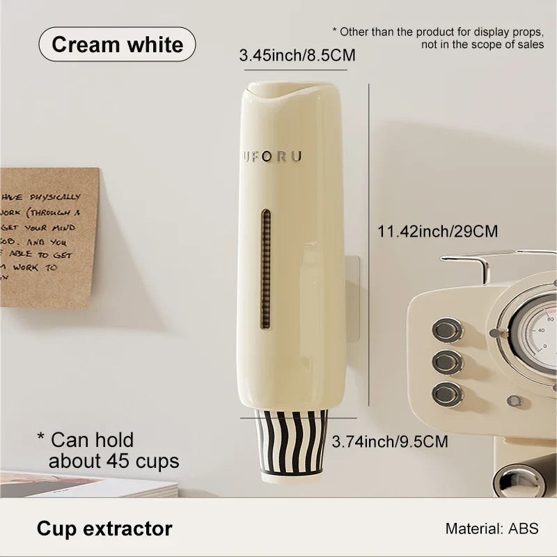 Home Perforation-free Water Dispenser Cup Extractor Wall-mounted