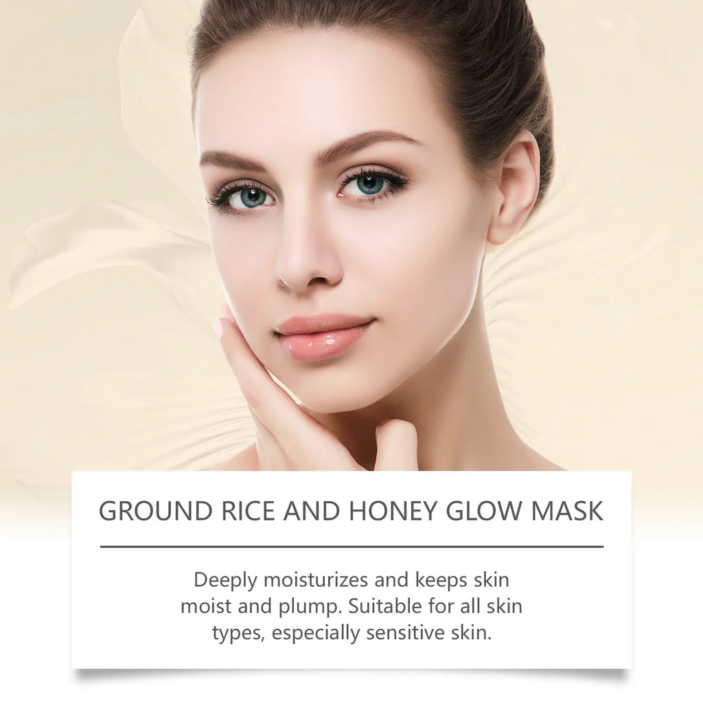 Rice Raw Pulp Mask Replenishment Moisturizing Fade Dark Spot Repair