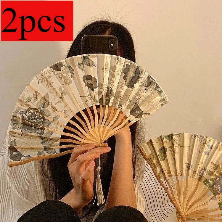 Chinese Folding Fan – Traditional Style Summer & Photo Prop
