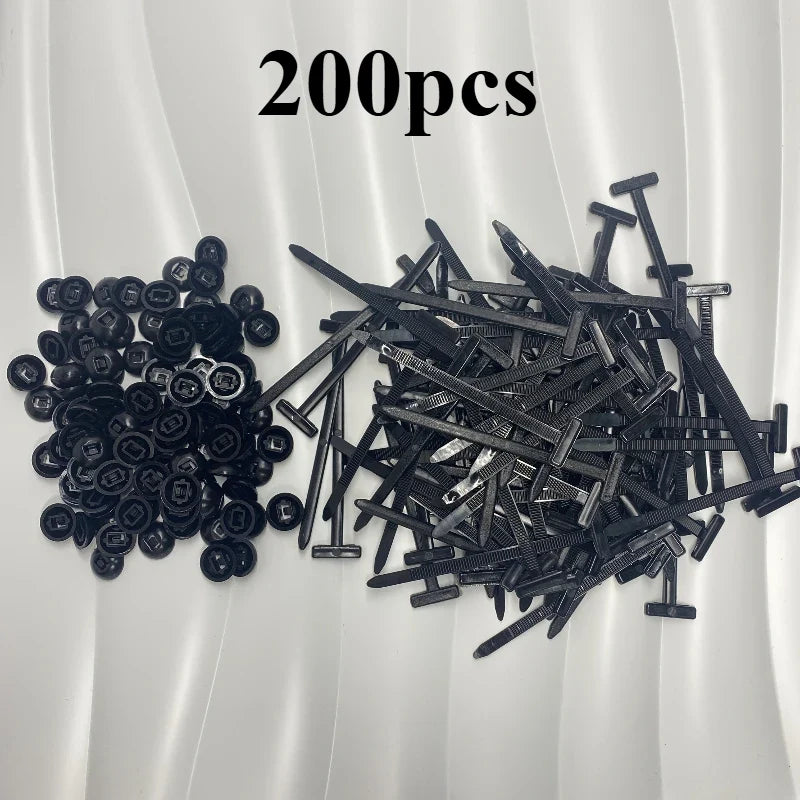 Heavy-Duty Self-Locking Nylon Cable Ties – 100/200 Pack