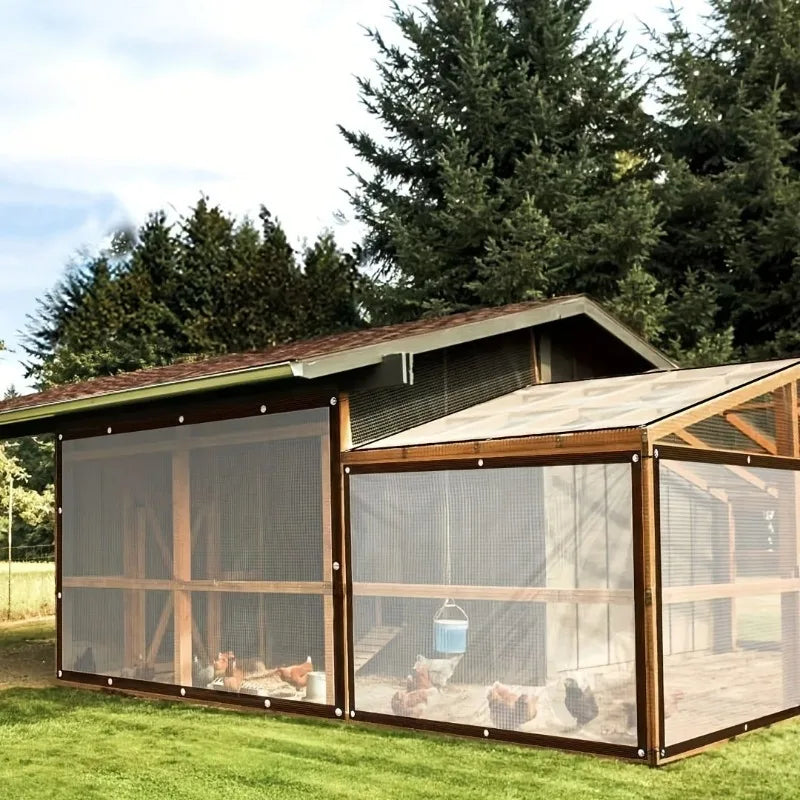 Transparent Waterproof PE Garden Tarpaulin – Plant Cover