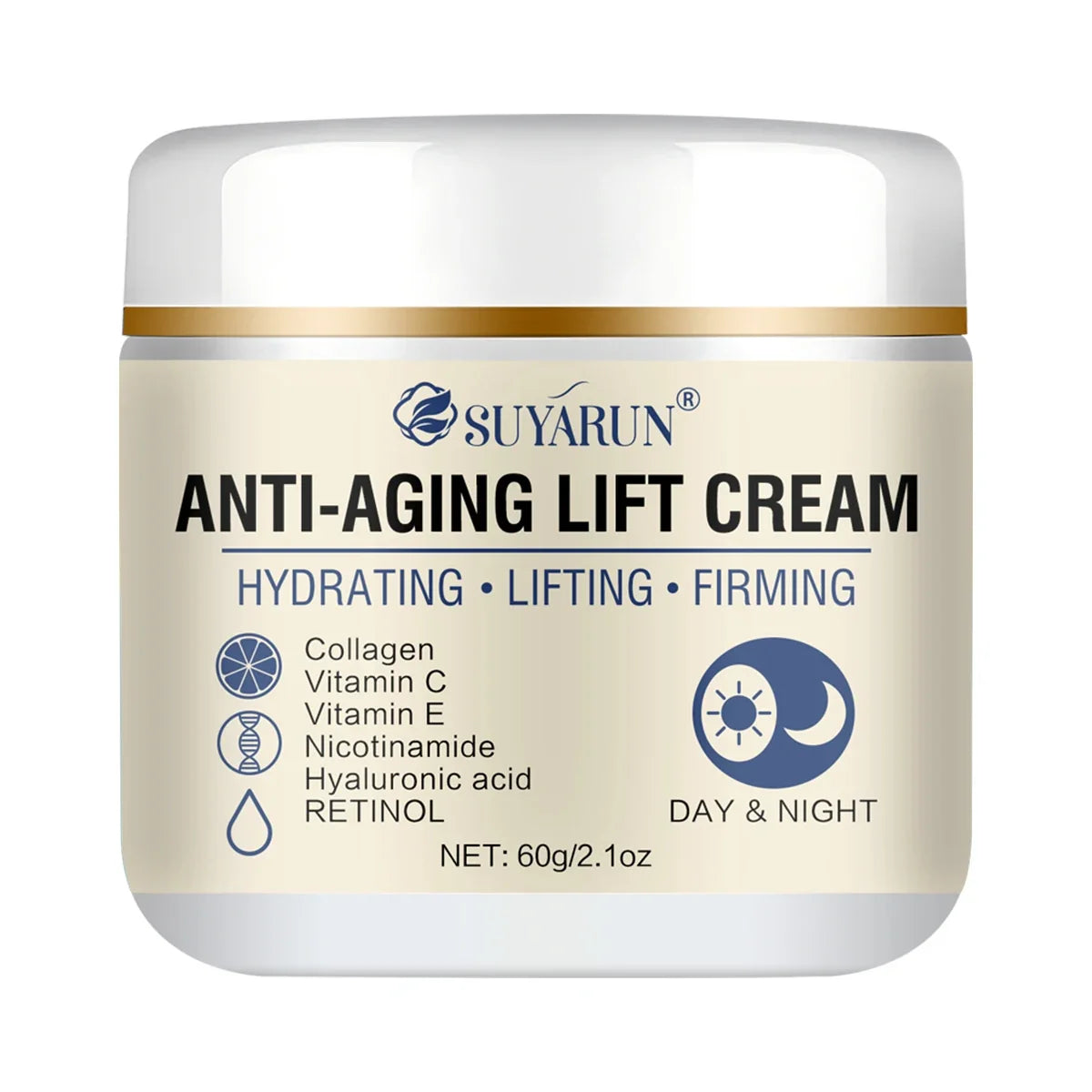 SUYARUN Retinol Collagen Anti-Aging Face Cream | Firming & Hydrating