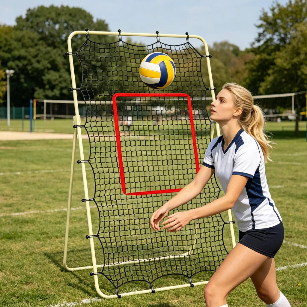 Volleyball Rebounder Net 7x4ft – Training Return Net & Target