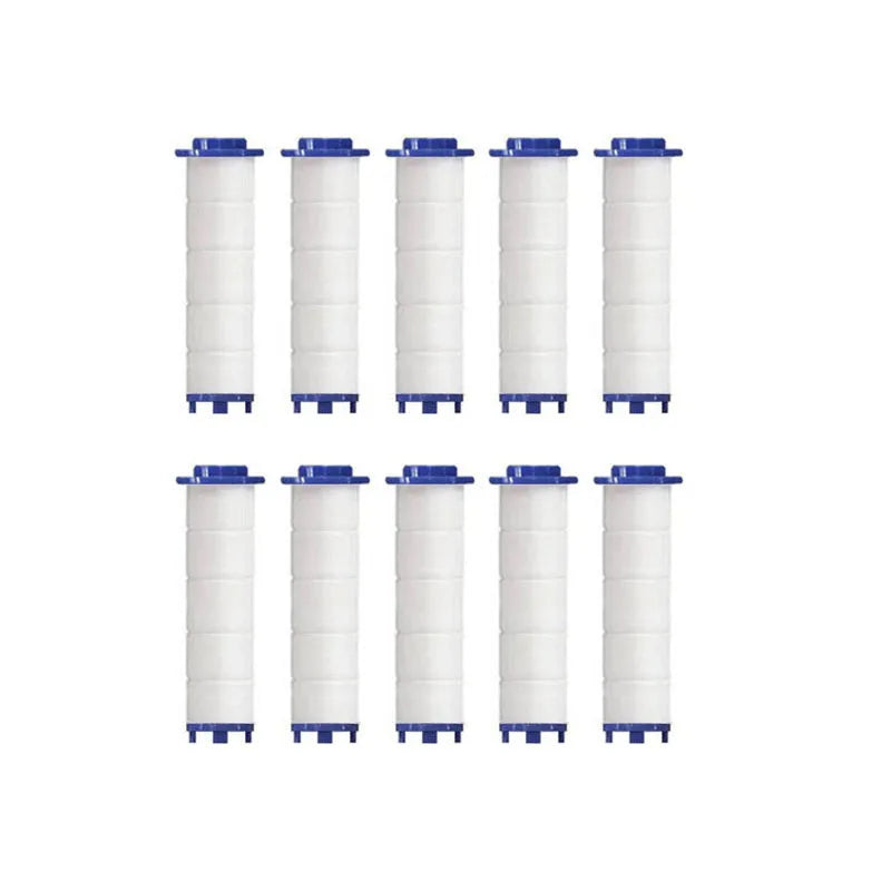 10-Pack Shower Head Replacement Filter Cartridges | PP Cotton