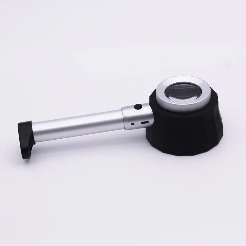10x Rechargeable Handheld Magnifier with 3 LED Lights