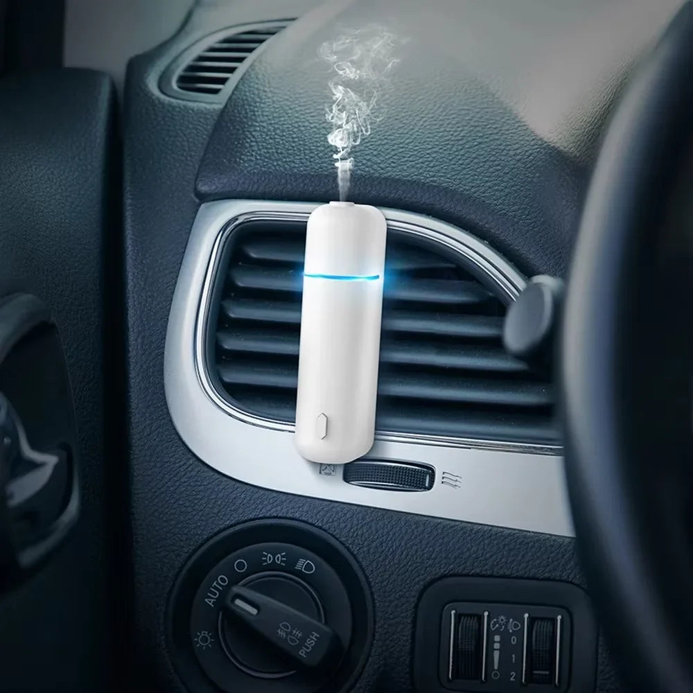 Rechargeable Car Vent Clip Aroma Diffuser | Waterless Essential Oil