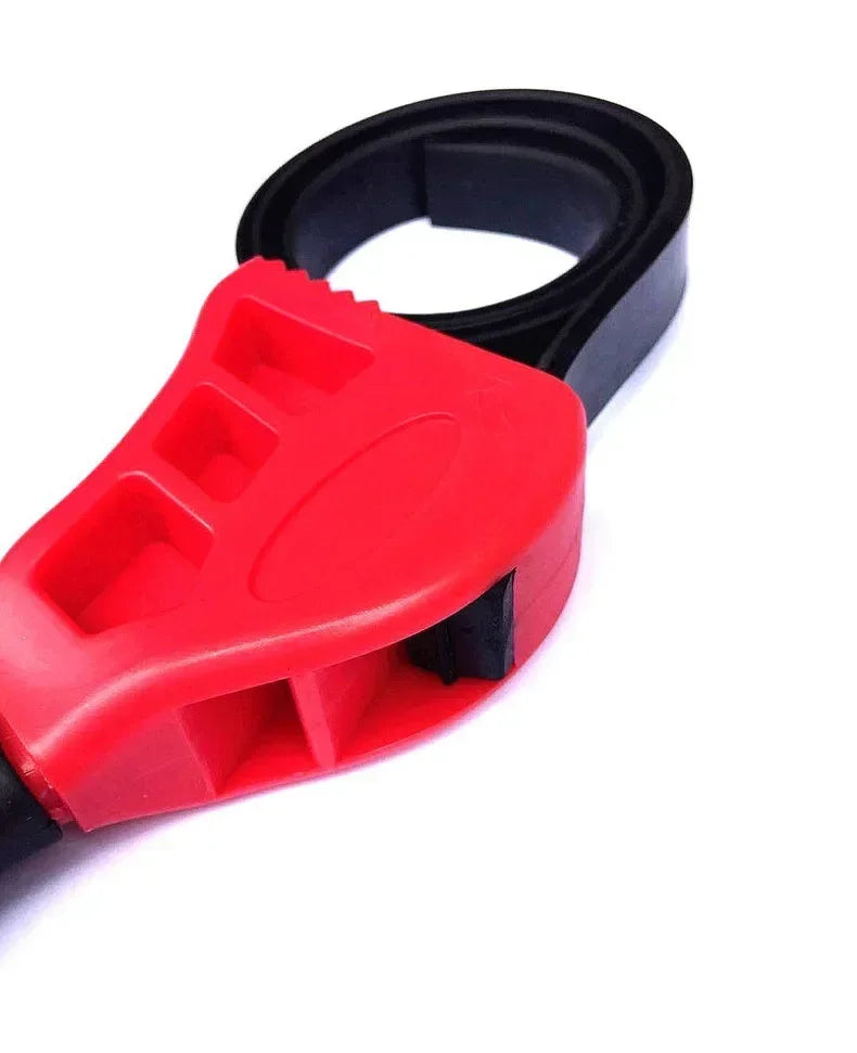 Adjustable Rubber Strap Wrench – Oil Filter & Bottle Opener