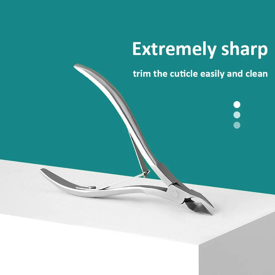 Stainless Steel Cuticle Nipper Trimmer – Manicure Pedicure Tool