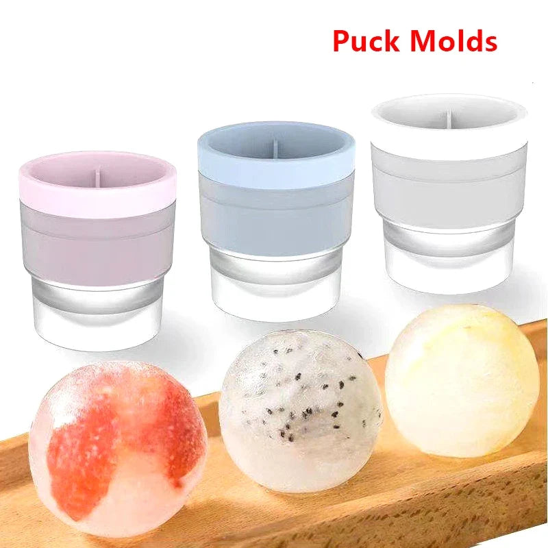 Silicone Ice Ball Mold – Large Sphere Ice Cube Tray for Bar & Home
