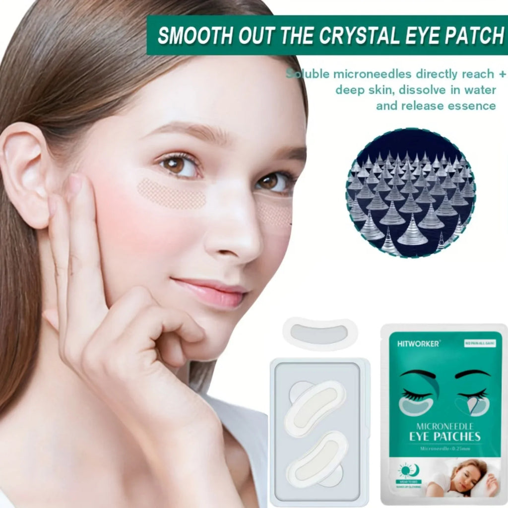 Microneedle Hyaluronic Acid Eye Patches – Firm & Hydrate