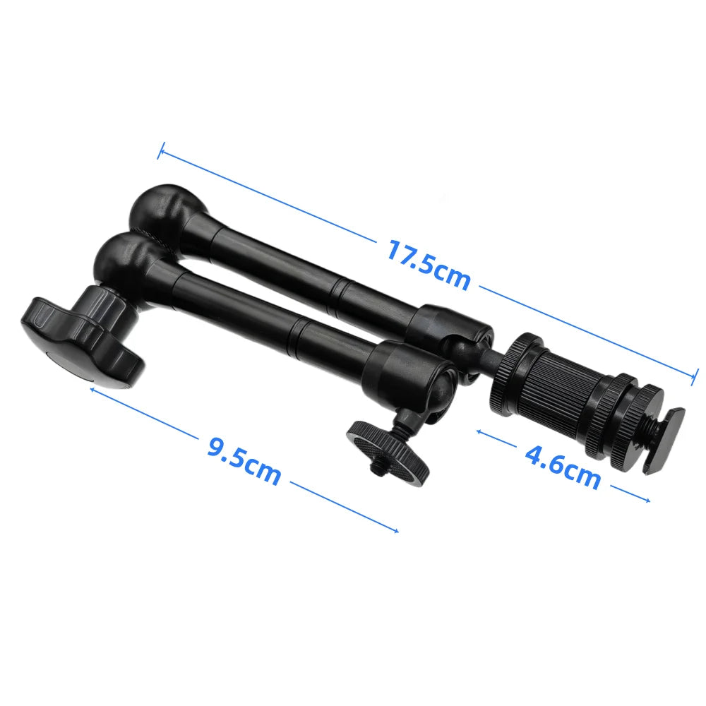 11" Magic Arm Articulating Metal Arm & Super Clamp | VeFly