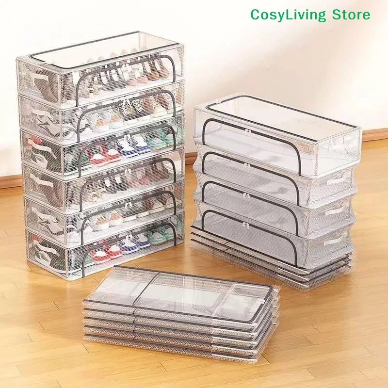 CL Transparent Shoe Storage Box Sports Shoes Heels That Can Be Placed