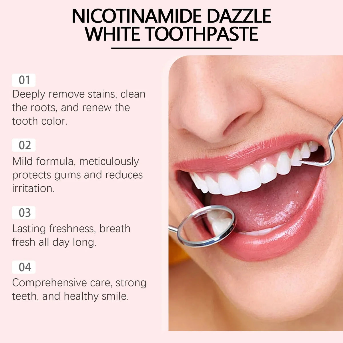 Oralhoe Niacinamide Whitening Toothpaste | Sensitive Gums & Fresh Breath