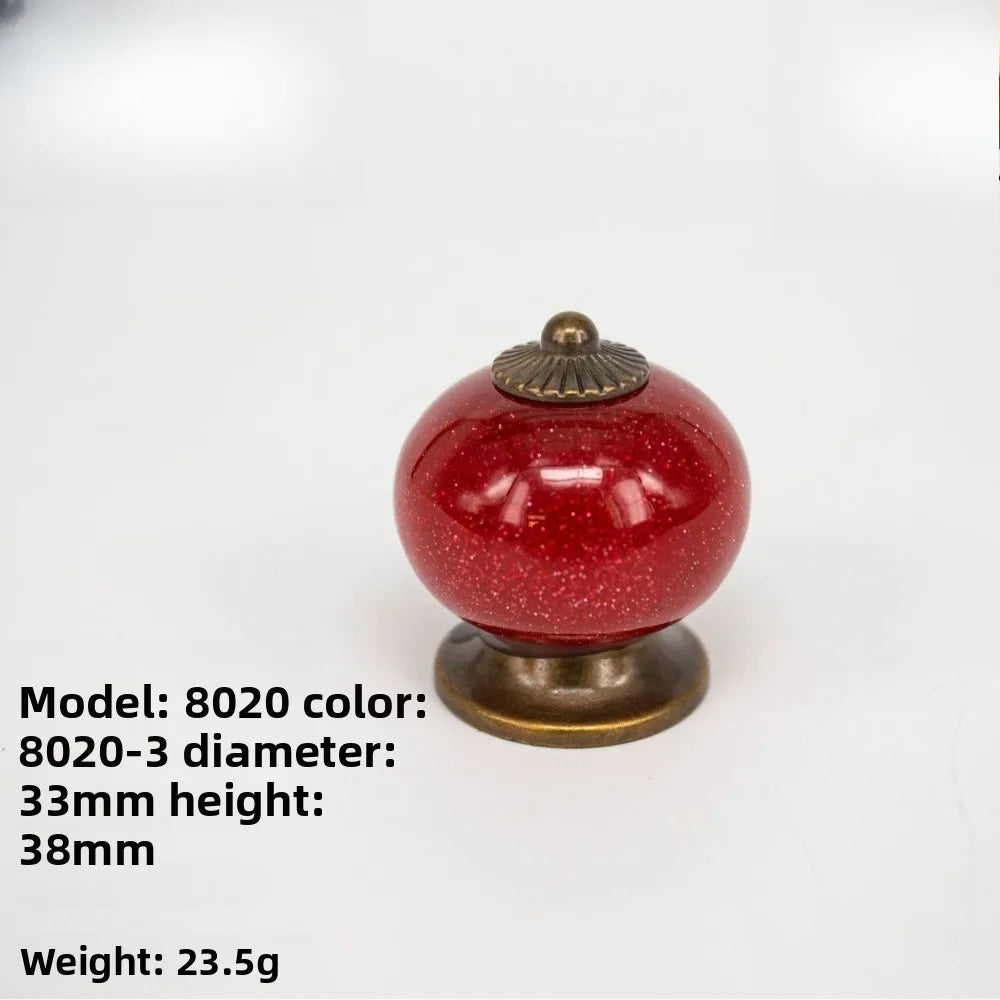 2-Pack Vintage Pumpkin Drawer Knobs & Cabinet Pull Handles