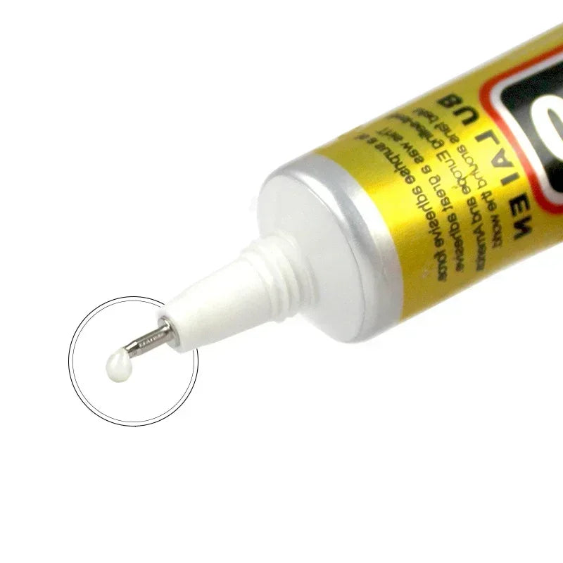 E8000 Clear Contact Phone Repair Adhesive Fibre Cloth DIY Metal Wood