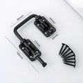 Stainless Steel Door Latch Lock Non Perforated Gate Thickened 90 180