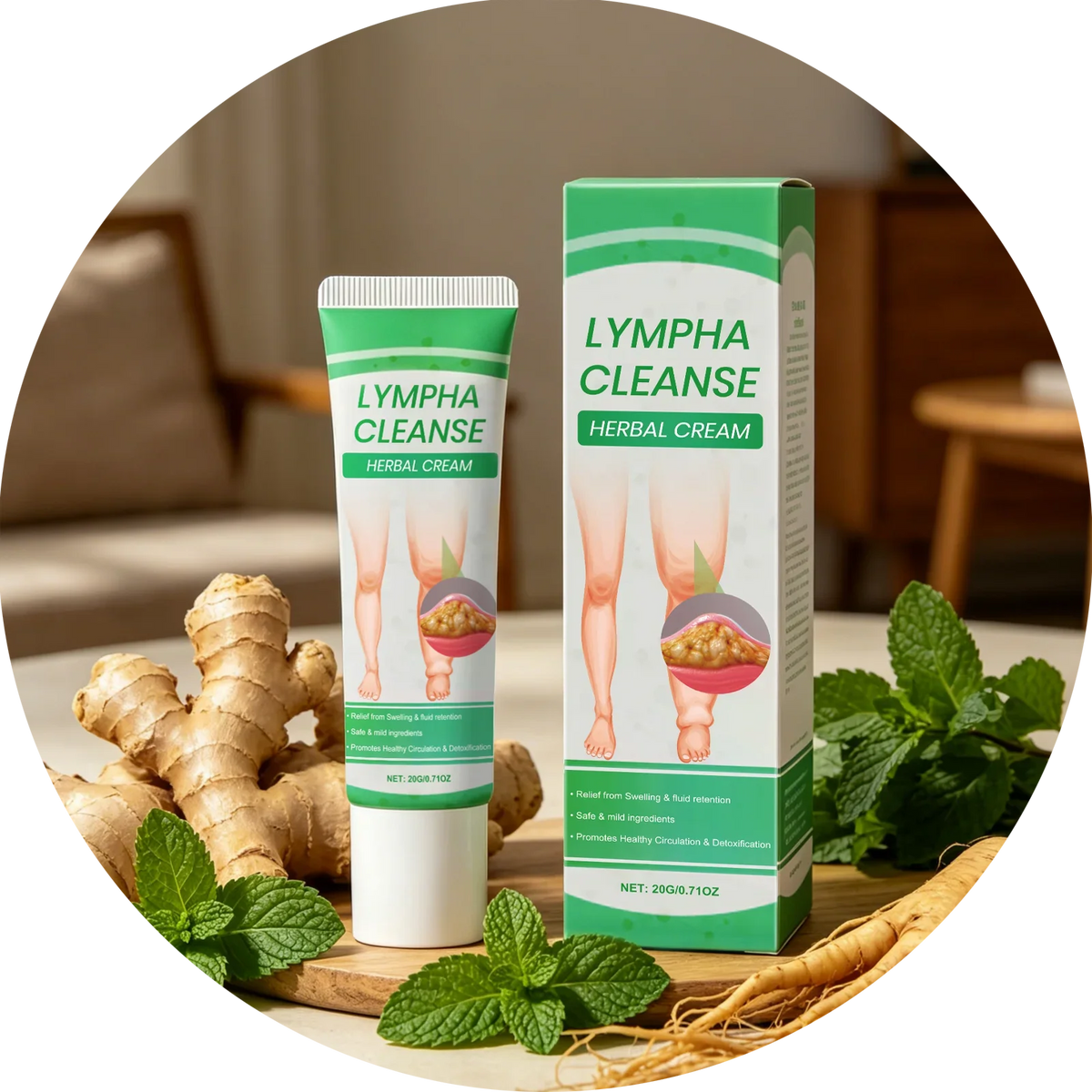 Herbal Lymph Cream – Lymphatic Massage & Swelling Relief