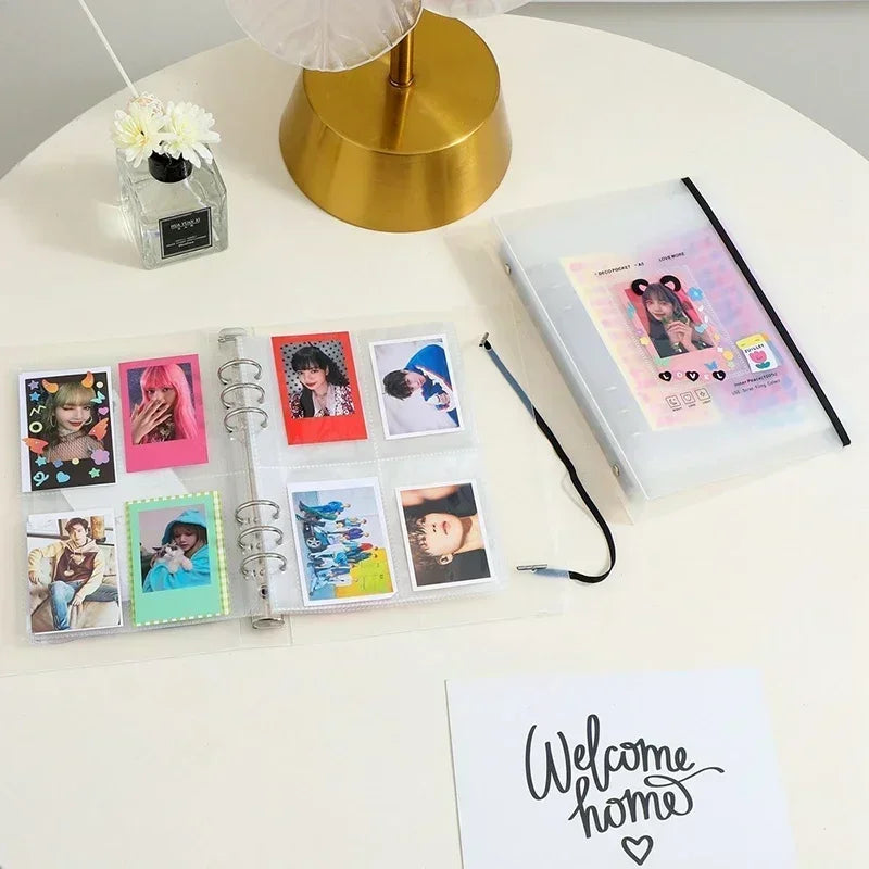 A5 Kpop Photocard Binder Album | Heart Design | 32 Photos