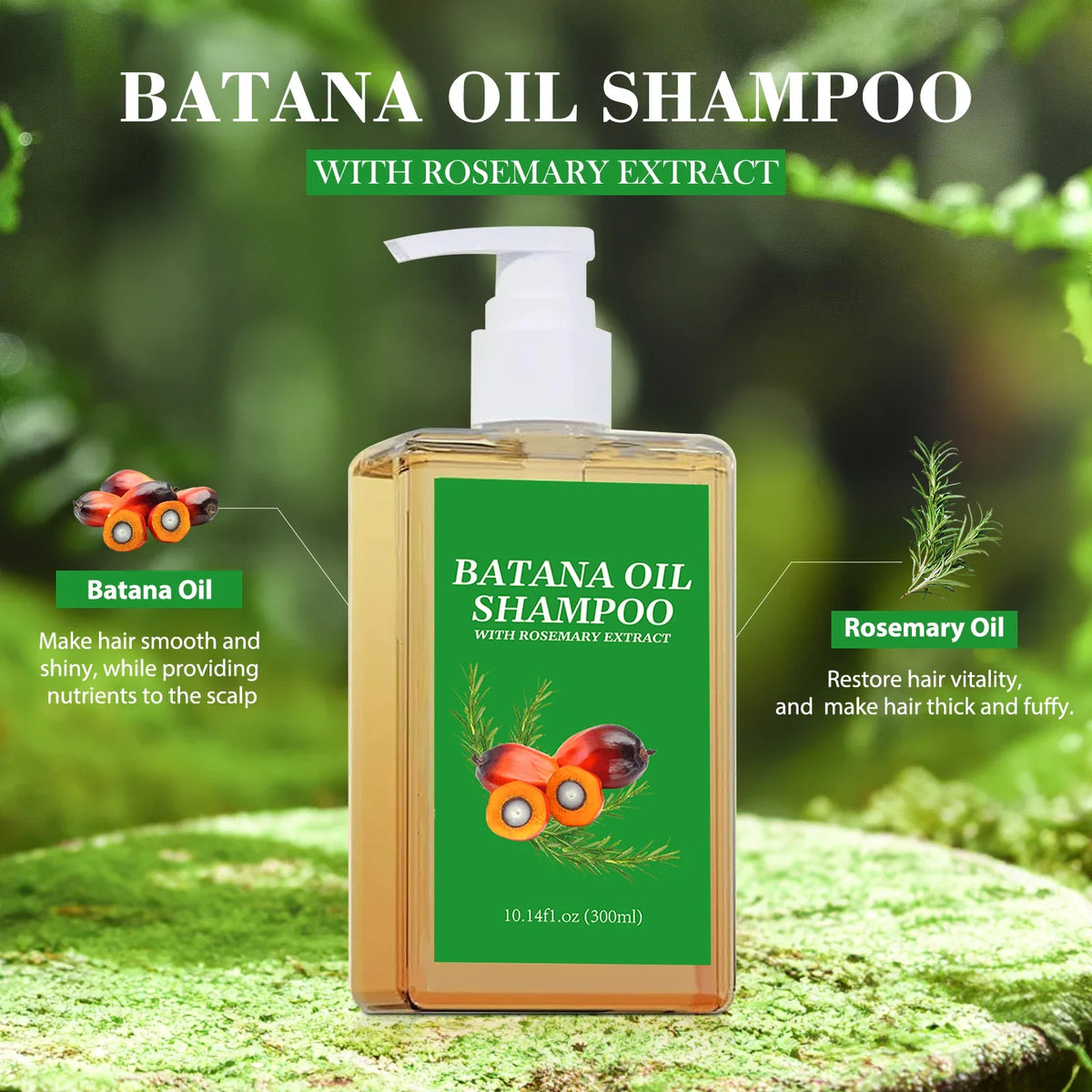 Batana Oil Shampoo & Pure Oil Set – Strengthen & Restore Hair
