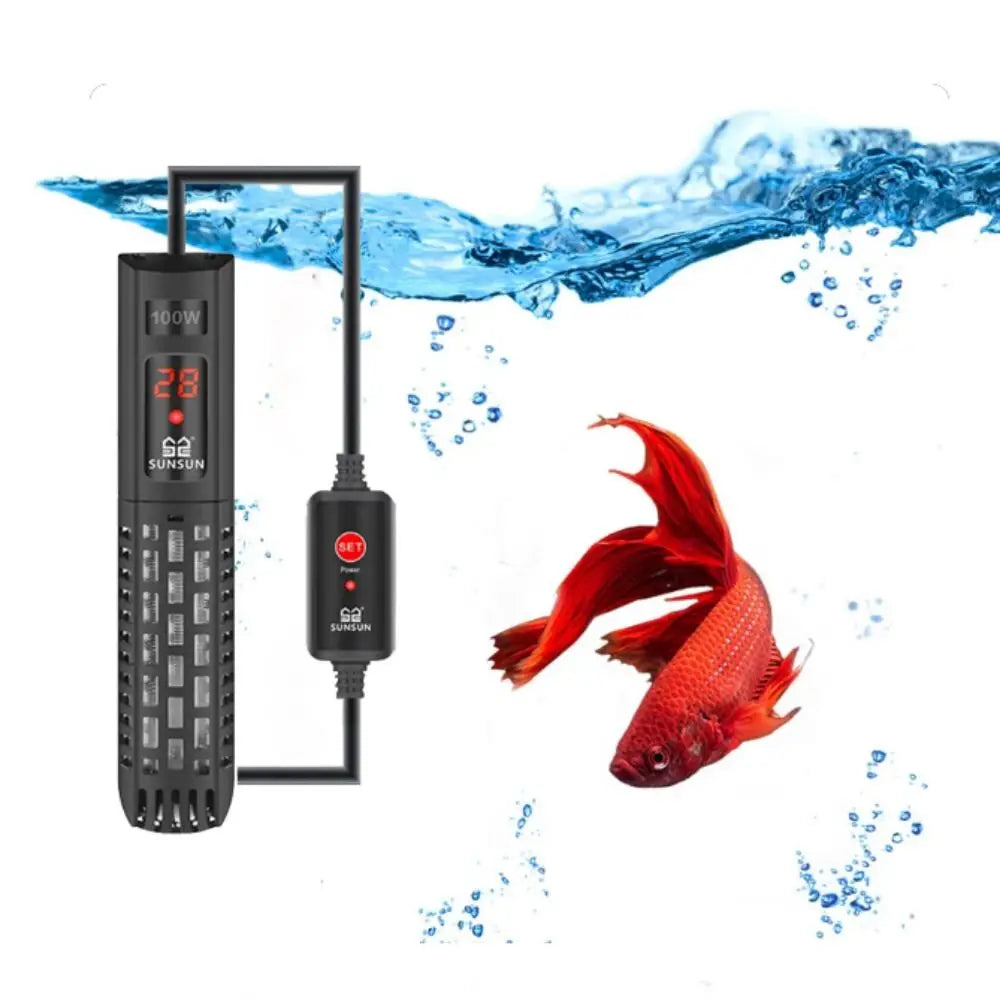 50–500W LCD Aquarium Submersible Heater | Auto Temp Control