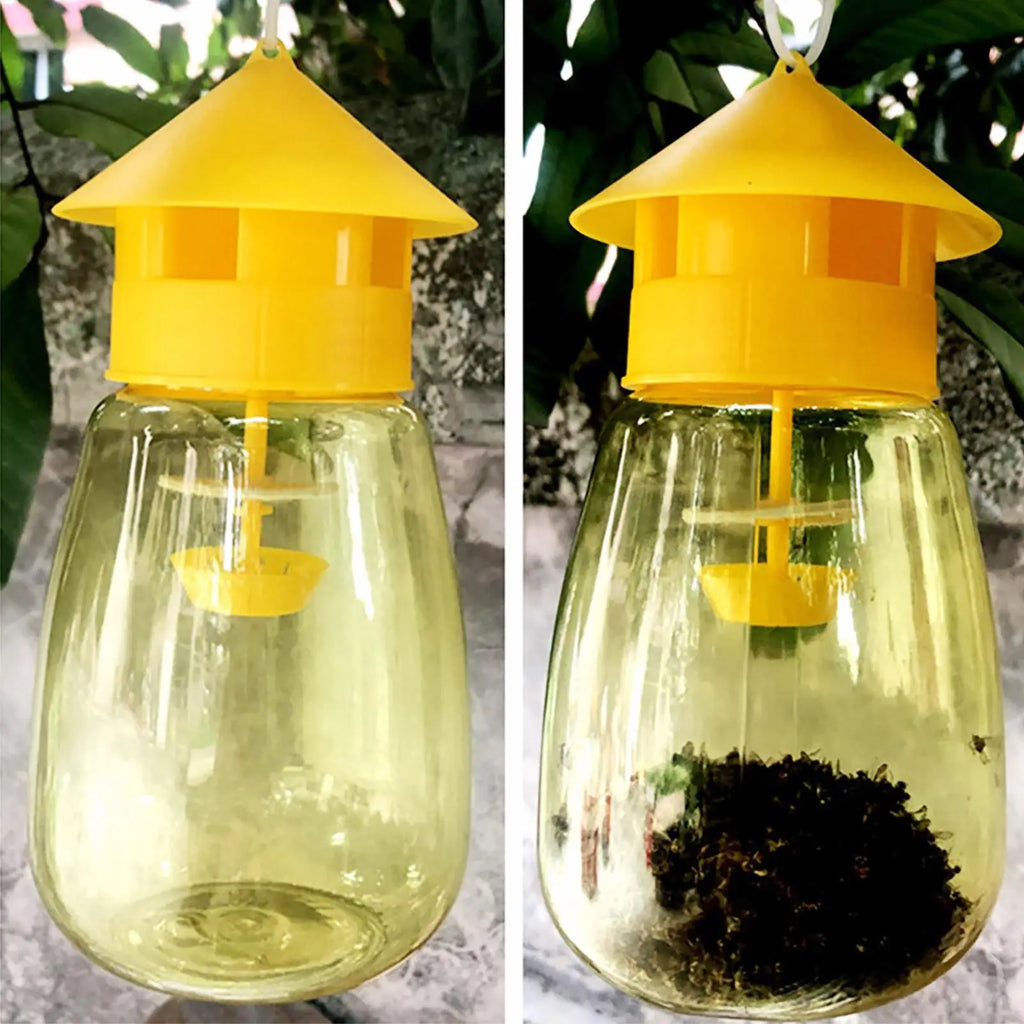 KITPIPI Yellow Fruit Fly Trap – Outdoor Garden Insect Catcher