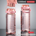 Sports Water Cup Straws Handle BPA-Free Leak-proof Portable Bottle