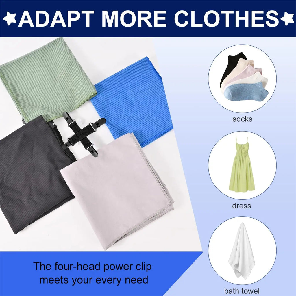 Bed Sheet Detangler Four Clip Household Laundry Blankets Detangling