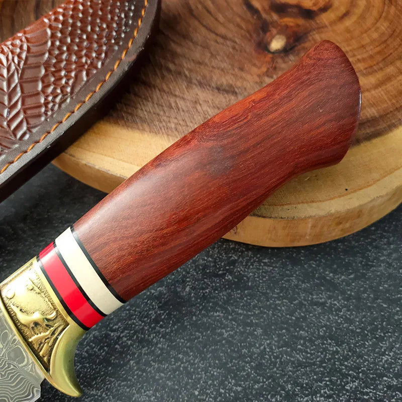 InLeung VG10 Damascus Steel Chef Knife | Wood Handle
