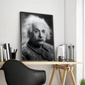 Einstein Funny Quote Canvas Wall Art – Unframed Poster
