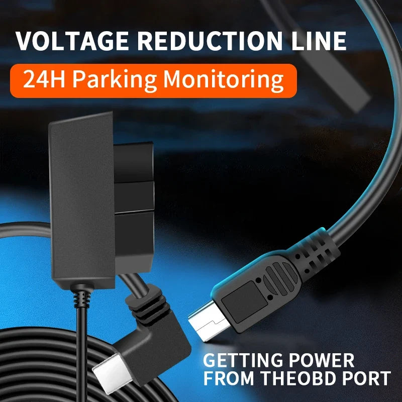 Dash Cam Hardwire Kit 3.3m | 12-24V Parking Mode Power Cable