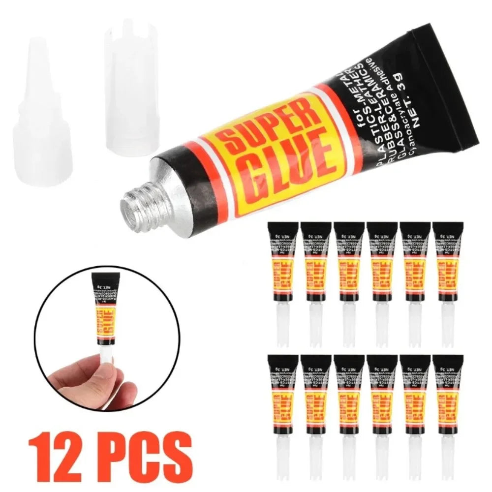 502 Super Glue Multi-Surface Strong Adhesive – 3 or 12 Pack