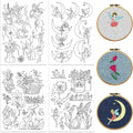 Water Soluble Embroidery Patterns – 4 Sheets & 33 Fairy Designs