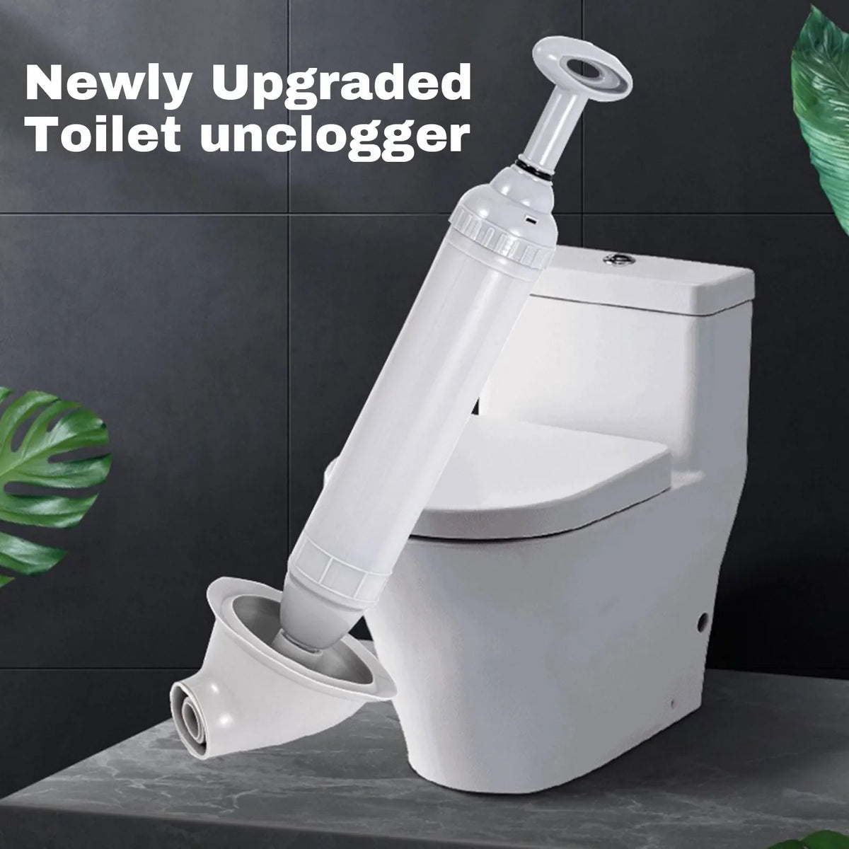 High-Pressure Toilet Plunger | Heavy-Duty Vacuum Suction Cup