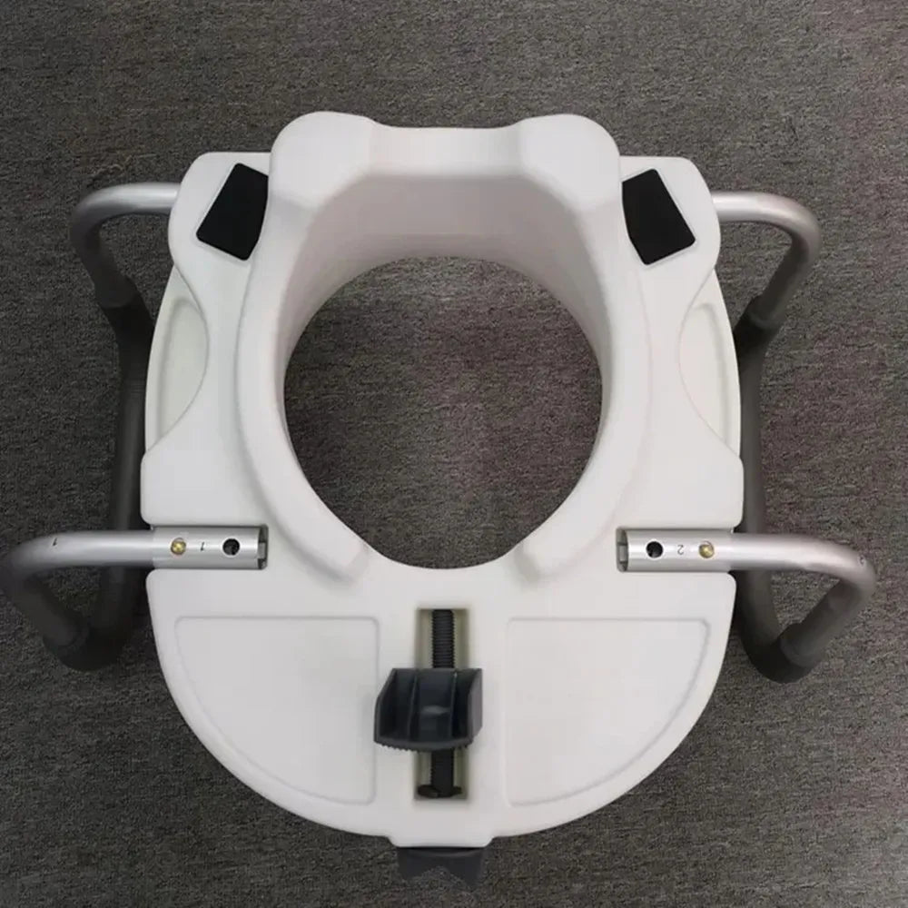 Raised Toilet Seat With Arms & Padded Cushion | 150kg Support