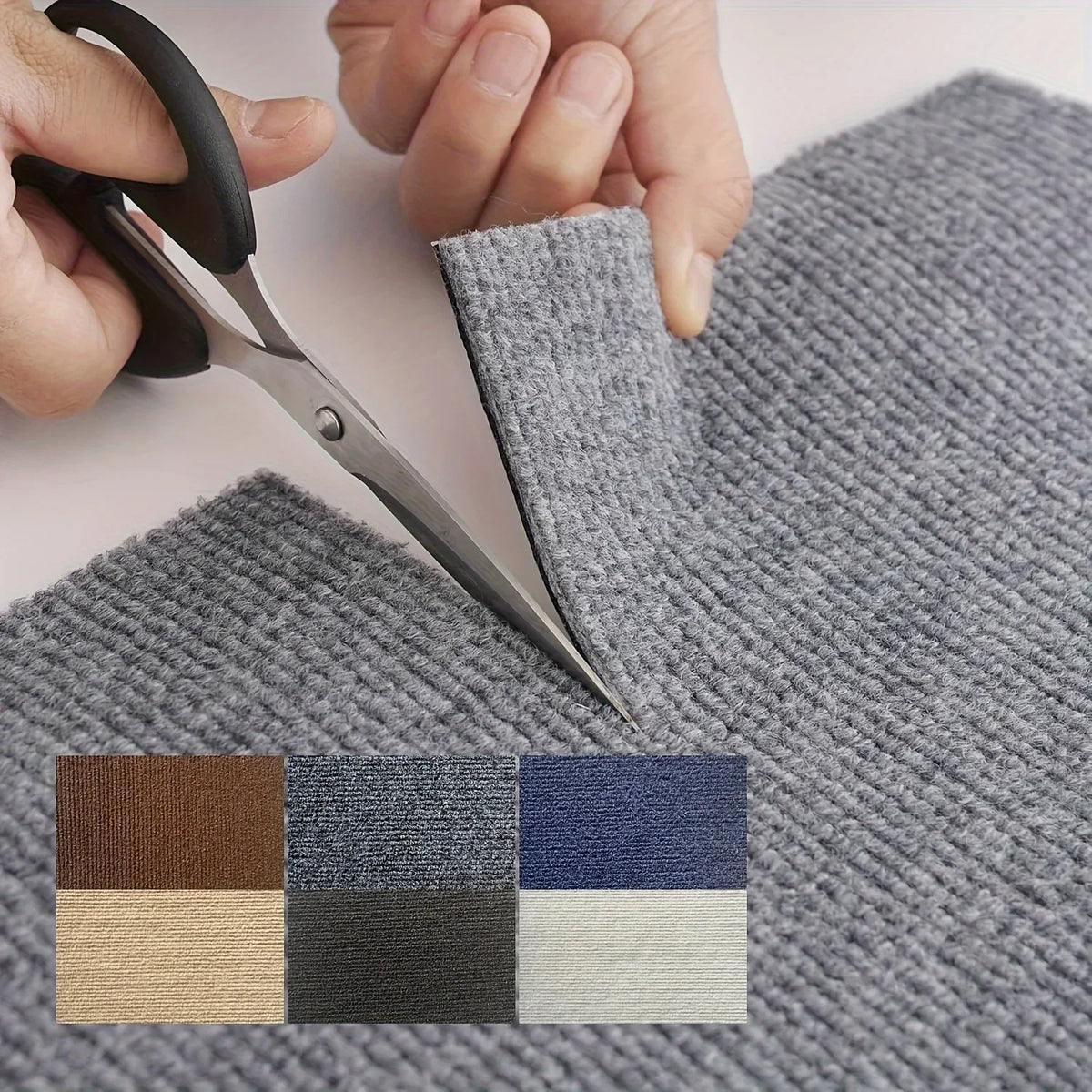 Self-Adhesive Carpet Tiles 30x30cm – Non-Slip Floor Mat Stickers