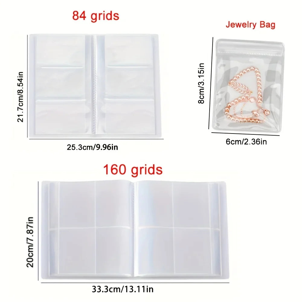 Portable Jewelry Organizer Album – Anti-Oxidation Zipper Bag