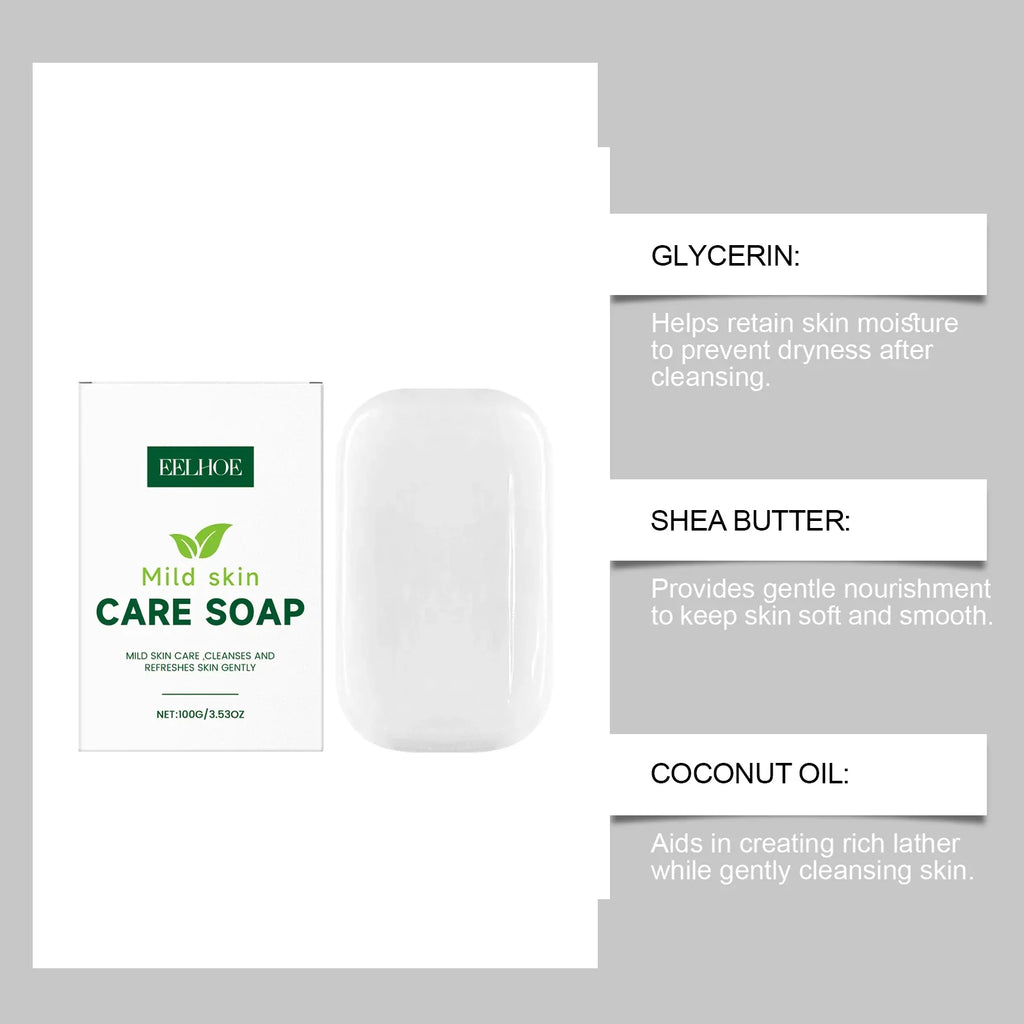Eelhoe Fragrance-Free Soap Bar – Face, Hand & Body Sensitive Skin