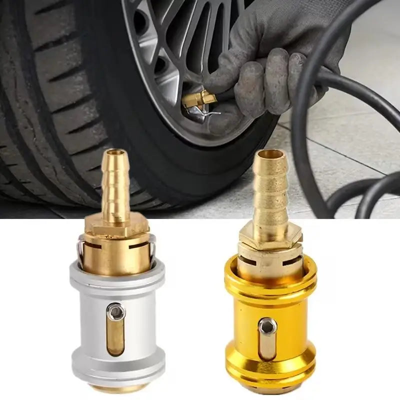 Brass Air Chuck Inflator Clip – 6.5mm & 8mm Tire Valve Adapter