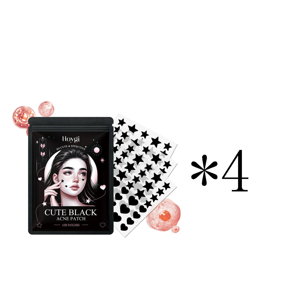 Hoygi Black Acne Patches – Spots, Blackheads & Skin Tone