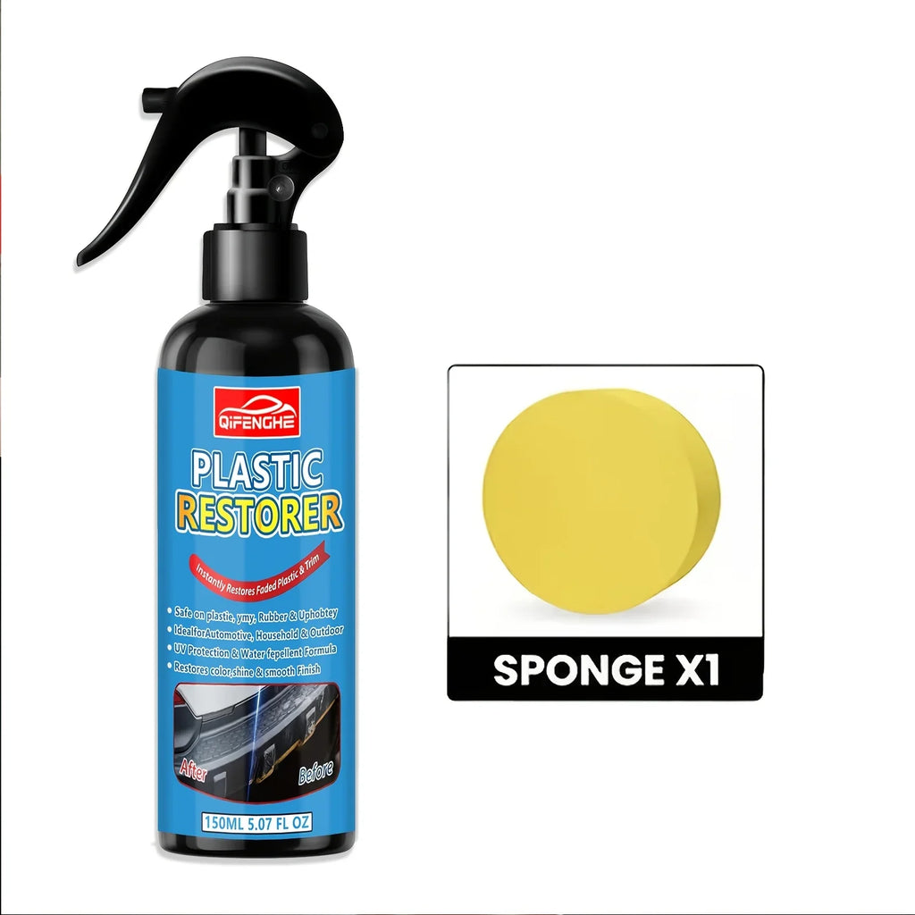 Black Trim & Plastic Restorer 150ml – UV Protection for Cars