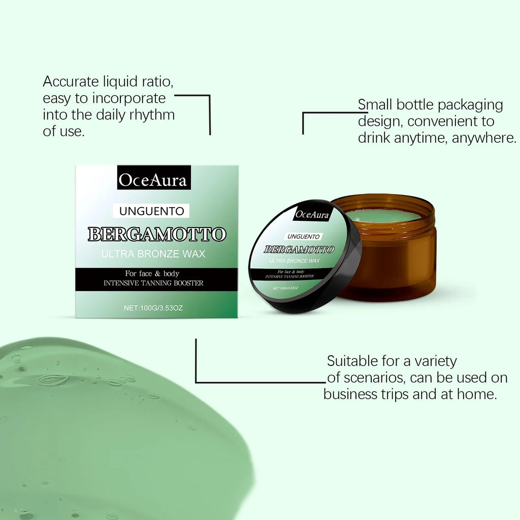 OceAura Bergamot Bronze Self-Tanner & Moisturizing Body Cream