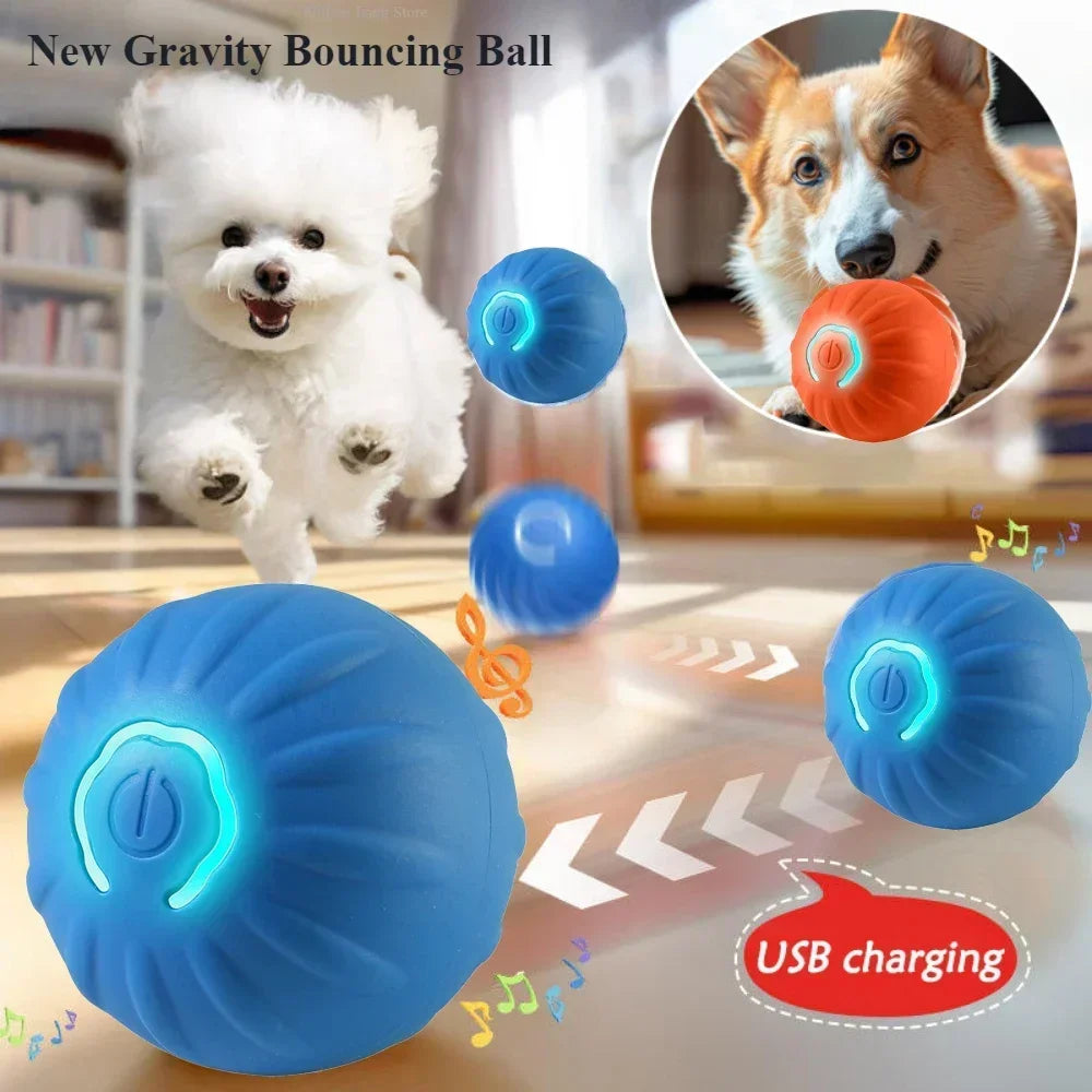 Smart Interactive Bouncing Ball Toy for Dogs & Cats