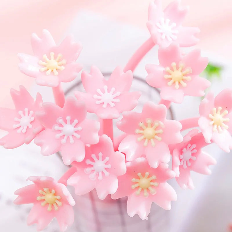 Kawaii Sakura Gel Pen – Cute Pink Silicone Writing Pen