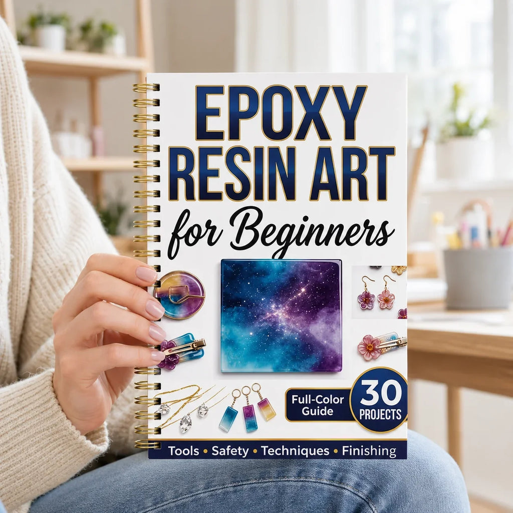 Introduction A5 Spiral Guide Epoxy Resin Art 30 Full Handmade