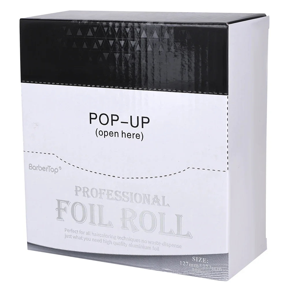 300-Piece Aluminum Foil Sheets for Hair Coloring & Nail Care