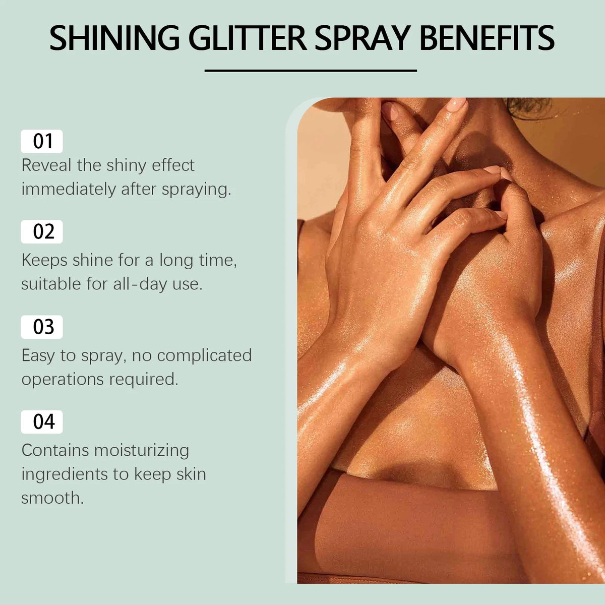 Eelhoe Highlighter Spray – Shimmer Glow & Brightening 100ml