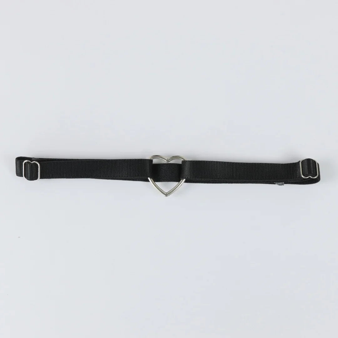 Lolita Garters Leg Belt Punk Cross Heart Bow Ring Goth Elastic Bell